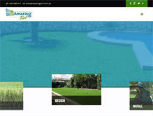 Tablet Screenshot of amazingturf.com.au